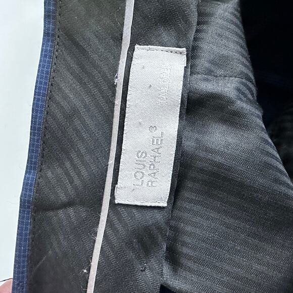 Louis Raphael Comfort Stretch Solid Skinny Fit Flat Front Dress Pant - Picture 8 of 9